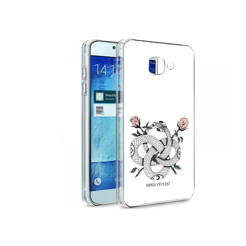 

Чехол MyPads Tocco для Samsung Galaxy A8 нарисованная змея абстракция, Tocco