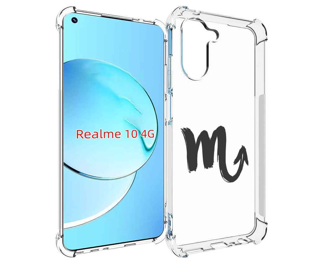 

Чехол MyPads знак-зодиака-скорпион-7 для Realme 10, Прозрачный, Tocco