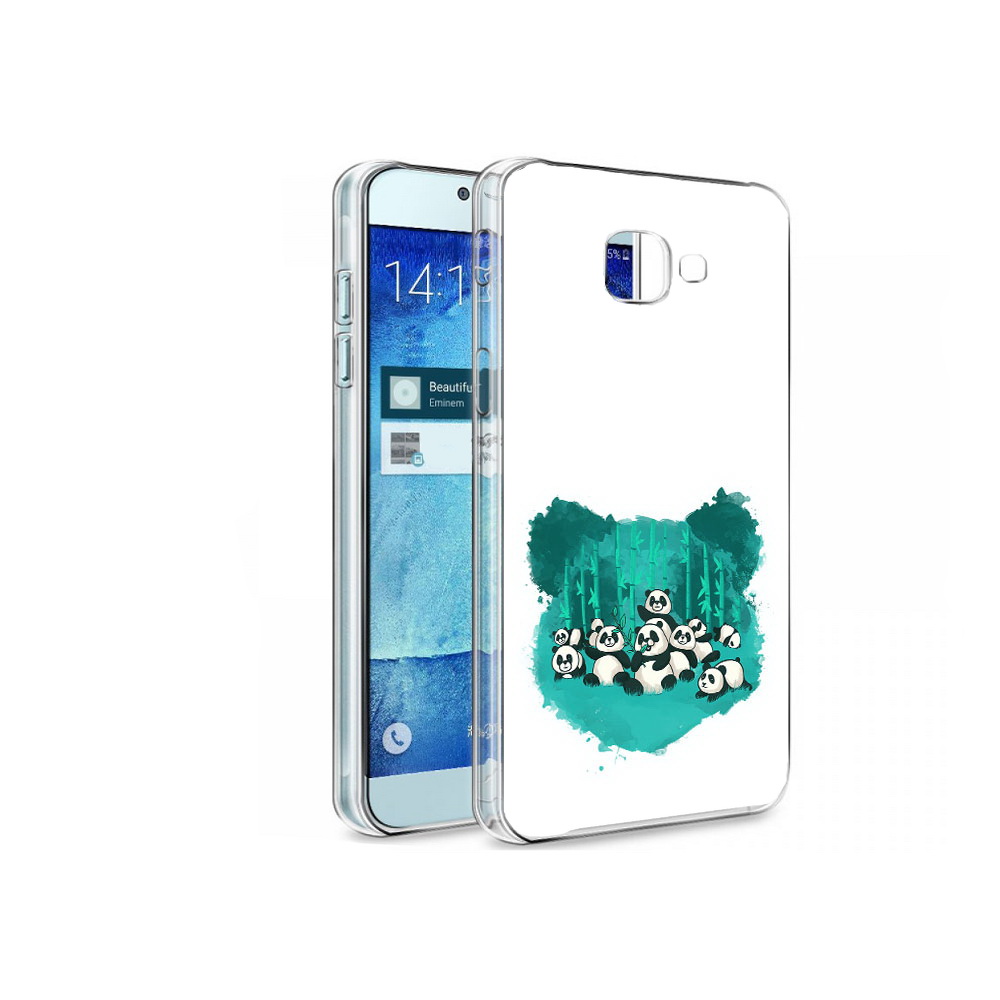 

Чехол MyPads Tocco для Samsung Galaxy A8 нарисованные панды, Tocco