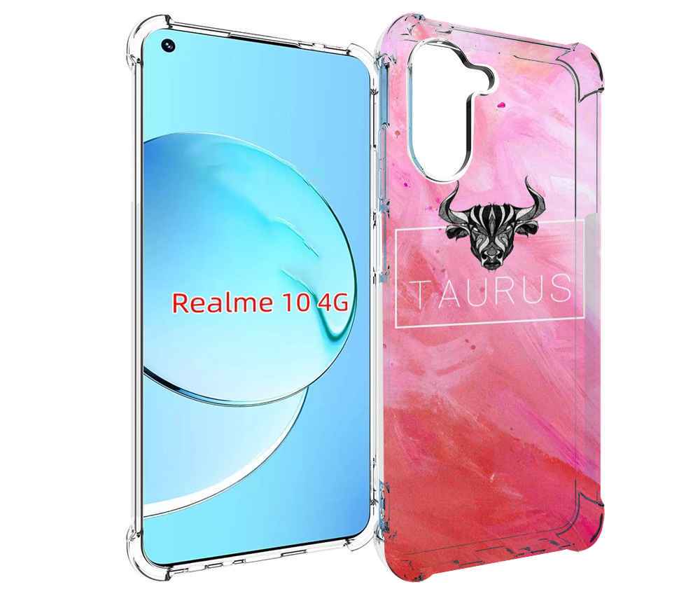 

Чехол MyPads знак-зодиака-телец-3 для Realme 10, Прозрачный, Tocco