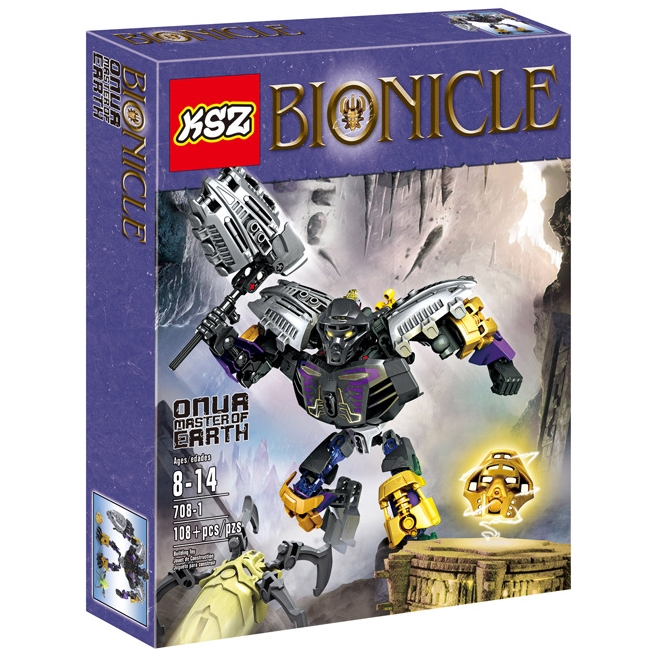 

Конструктор KSZ Bionicle 708-1 Бионикл Онуа - Повелитель Земли, Онуа — Повелитель Земли