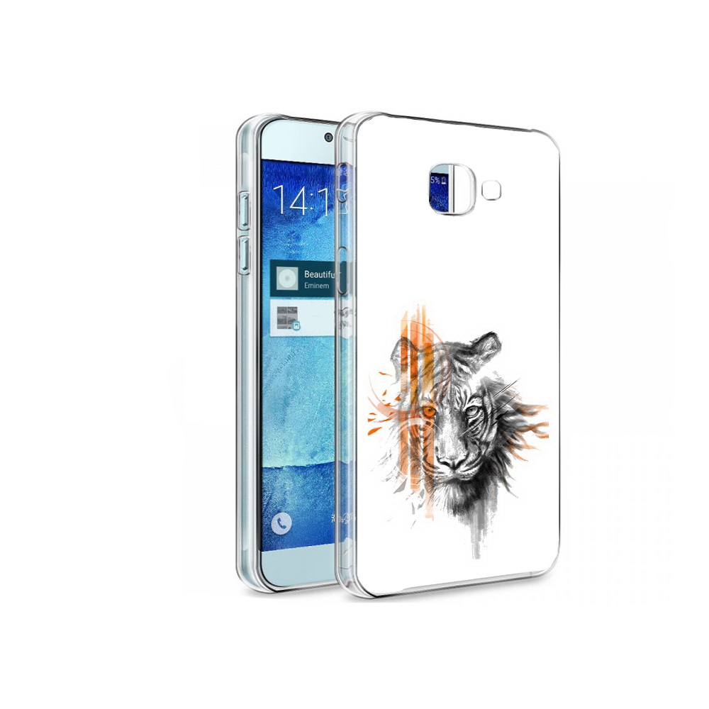 

Чехол MyPads Tocco для Samsung Galaxy A8 огненный тигр, Tocco