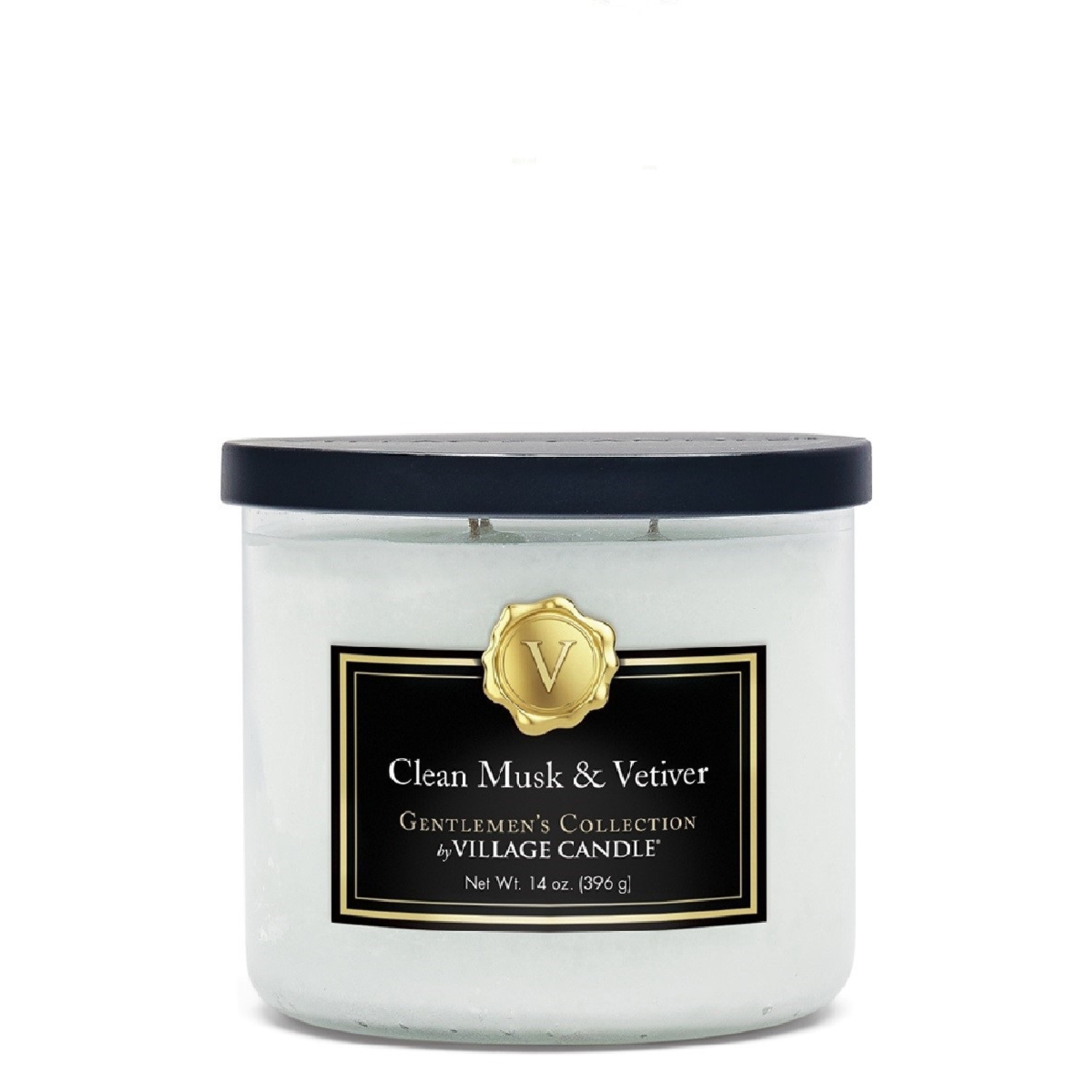 фото Ароматическая свеча village candle "clean musk & vetiver", чаша, средняя