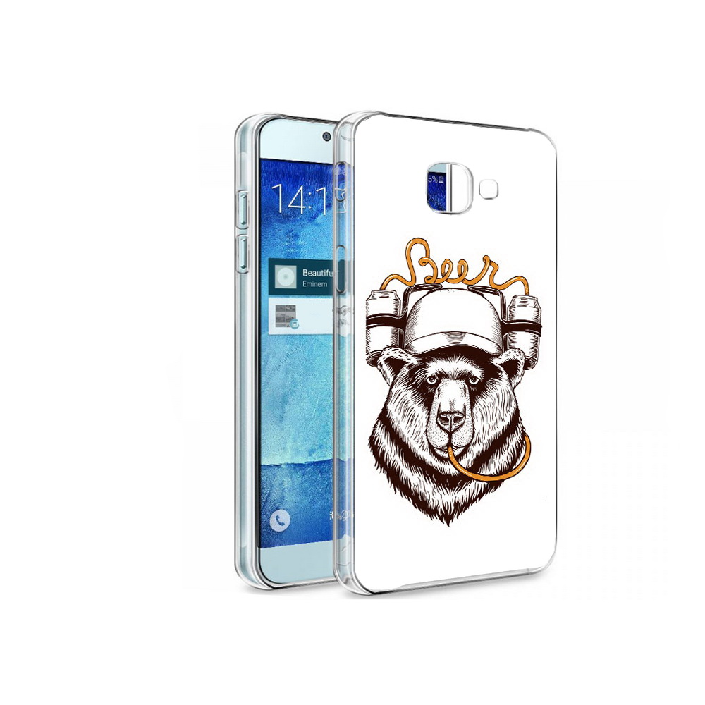 

Чехол MyPads Tocco для Samsung Galaxy A8 пивной медведь, Tocco