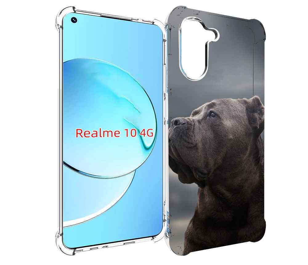 

Чехол MyPads кане корсо для Realme 10, Прозрачный, Tocco