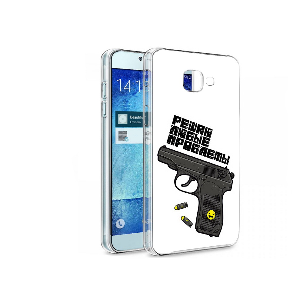 

Чехол MyPads Tocco для Samsung Galaxy A8 пистолет против проблем, Tocco