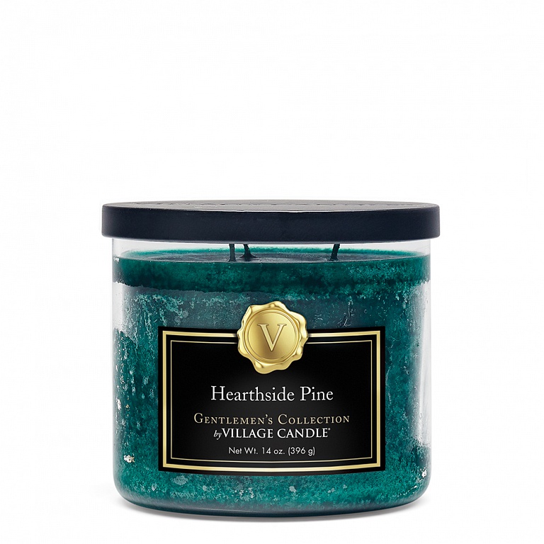 фото Ароматическая свеча village candle "hearthside pine", чаша, средняя