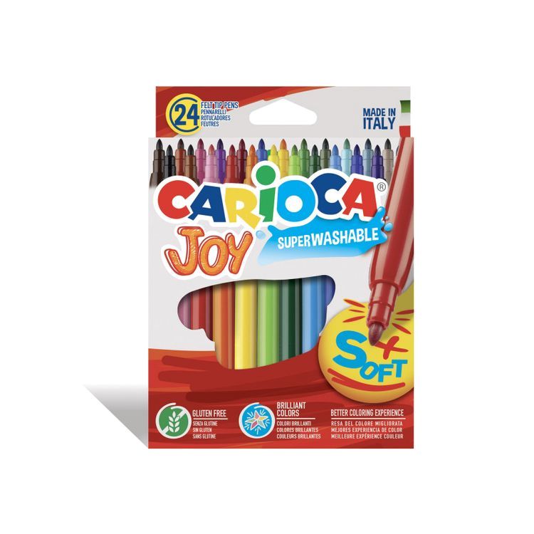 

Фломастеры Carioca Joy 24 цв, Разноцветный