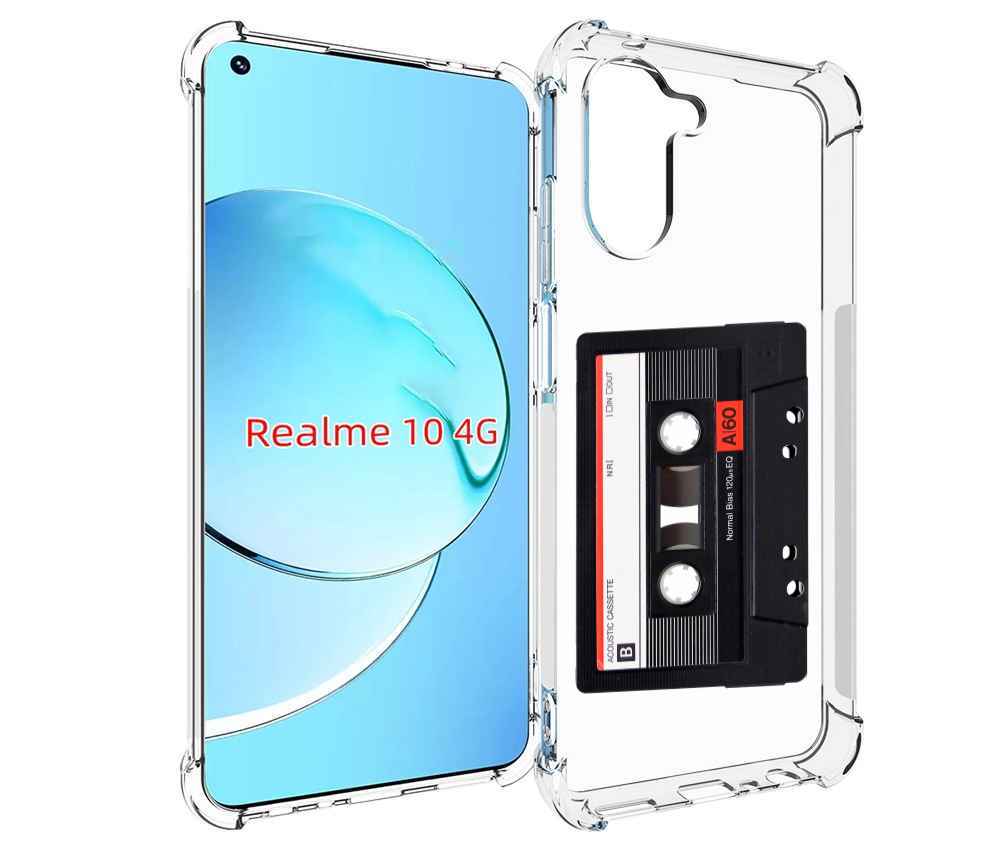 

Чехол MyPads касета для Realme 10, Прозрачный, Tocco