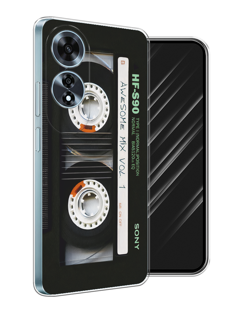 

Чехол Awog на Oppo A60 "Кассета", Черный, 2516950-1