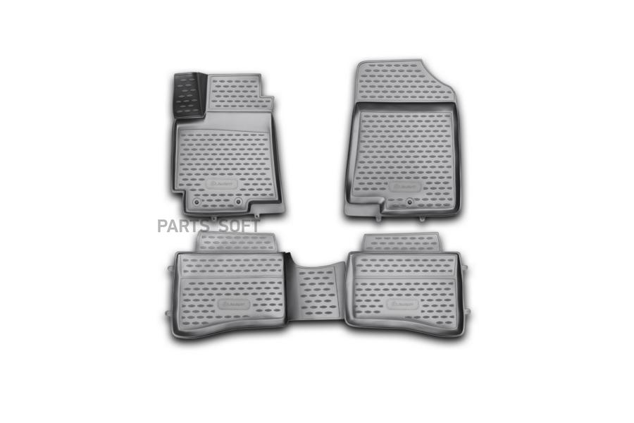 

Коврики 3D в салон KIA Rio (UB), 2011-2014, 2014-2016, 4 шт