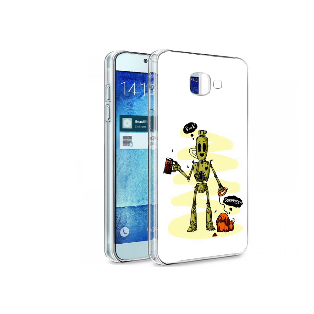 

Чехол MyPads Tocco для Samsung Galaxy A8 прикольный робот, Tocco