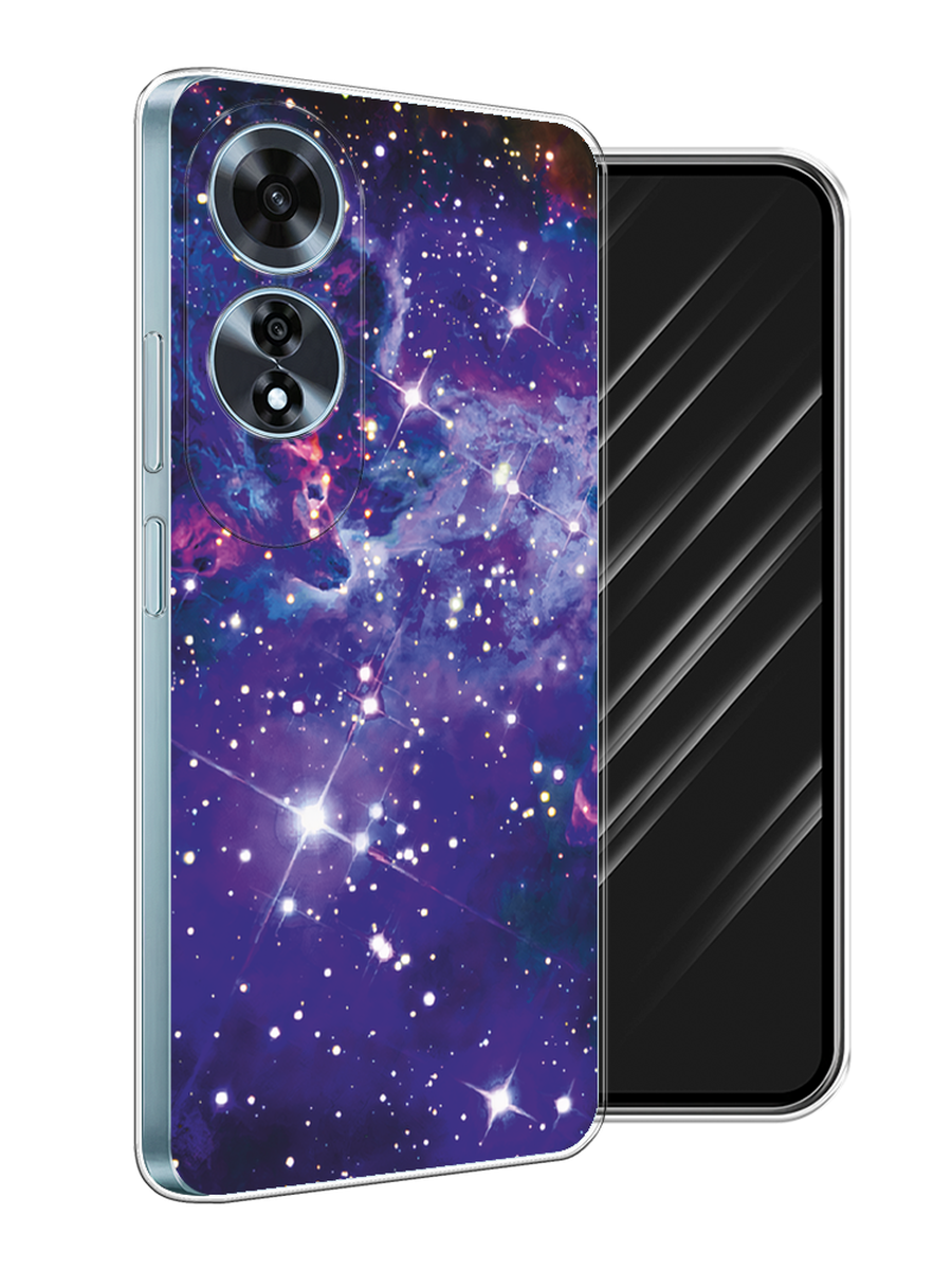 

Чехол Awog на Oppo A60 "Яркая галактика", Фиолетовый, 2516950-1