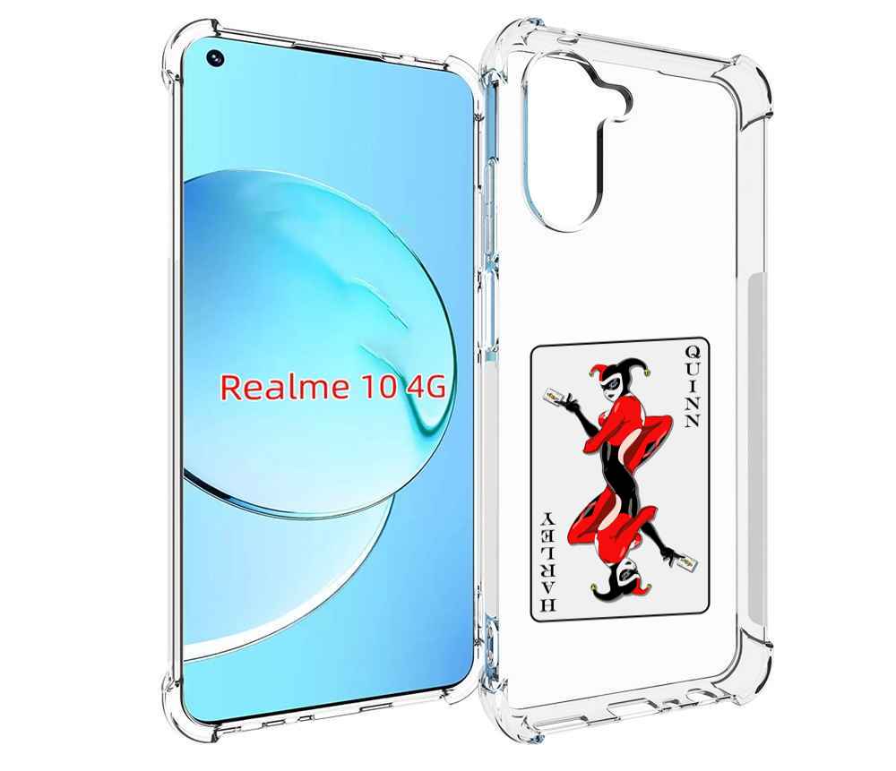 Чехол MyPads королева-джокера для Realme 10