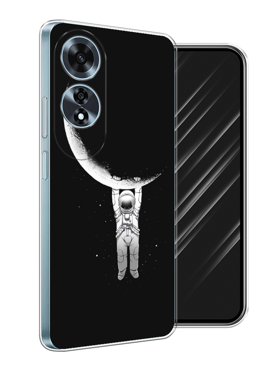

Чехол Awog на Oppo A60 "Космонавт", Белый;черный, 2516950-1