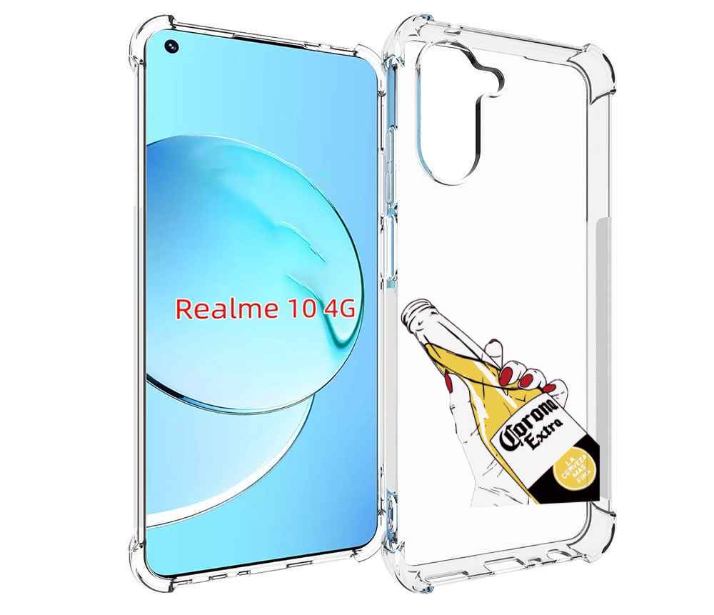 

Чехол MyPads корона екстра для Realme 10, Прозрачный, Tocco