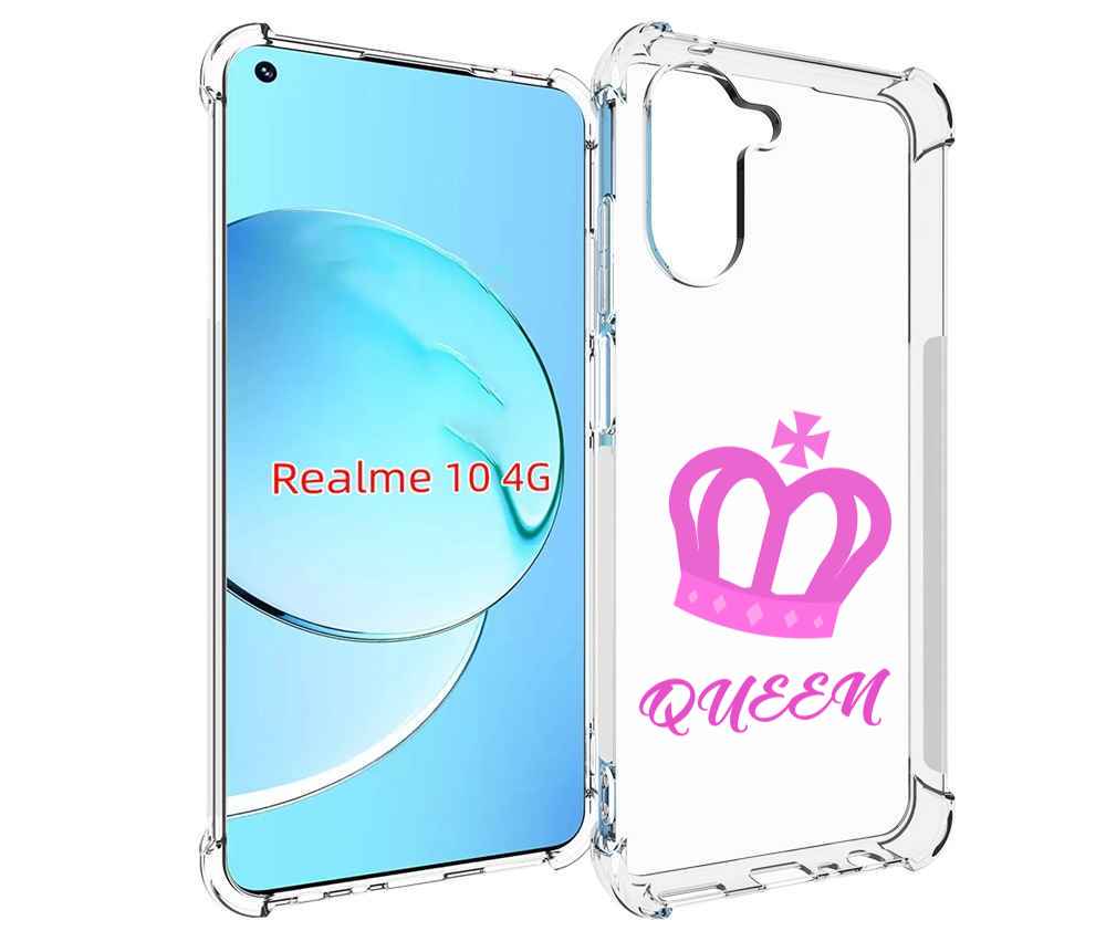 

Чехол MyPads корона-королевы-розовый для Realme 10, Прозрачный, Tocco
