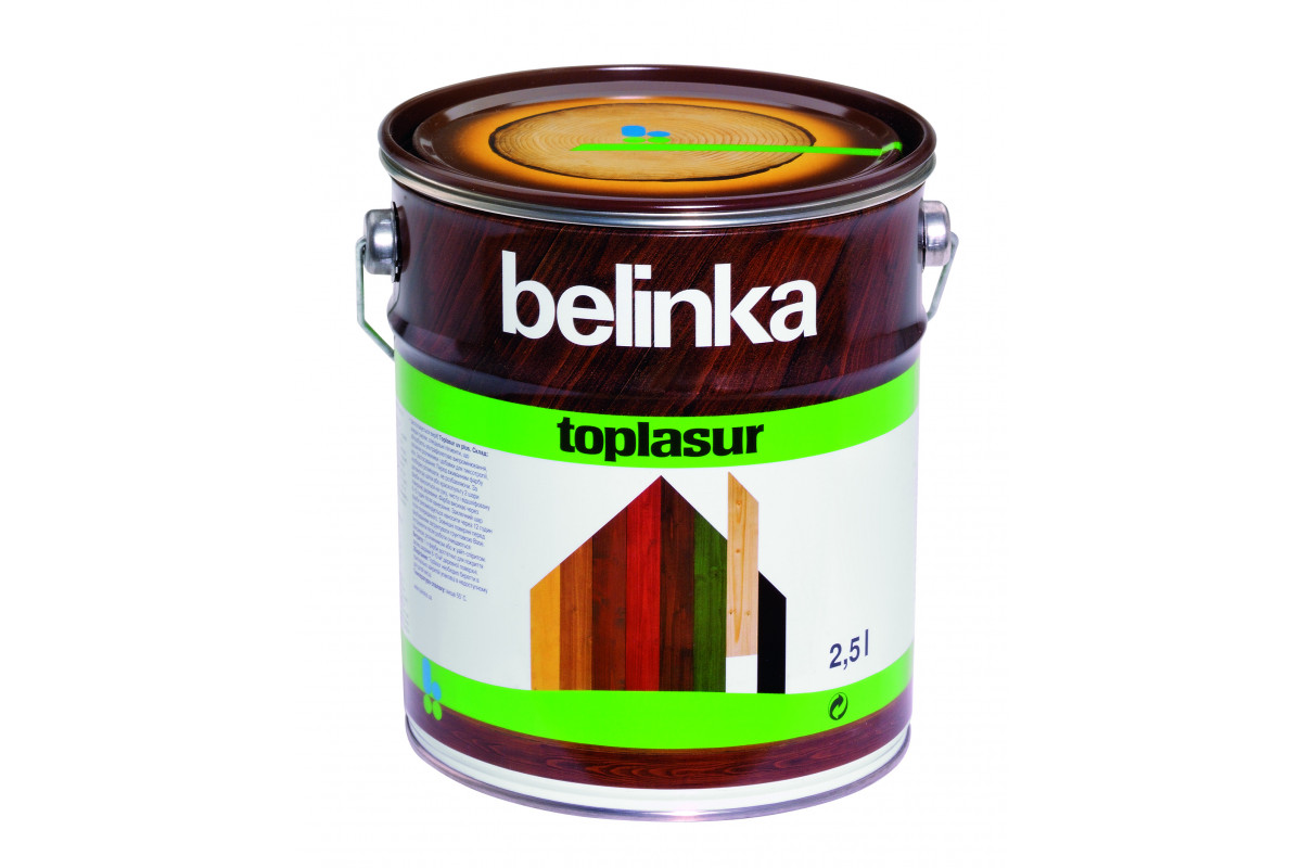 Антисептик BELINKA TOPLASUR 2,5 л. №12 Бесцветная лазурное покрытие для защиты древесины belinka