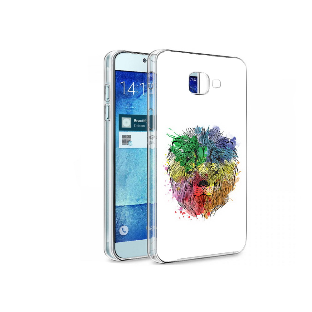 

Чехол MyPads Tocco для Samsung Galaxy A8 разноцветный гордый лев, Tocco