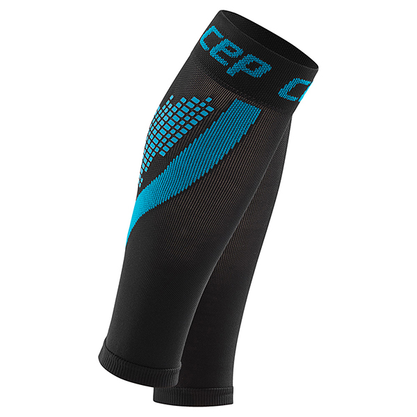 фото Гетры компрессионные cep nighttech compression gaiters, black/blue, 9-11 us