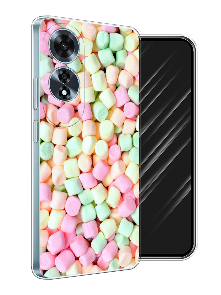 

Чехол Awog на Oppo A60 "Marshmallows", Зеленый;желтый;розовый, 2516950-1