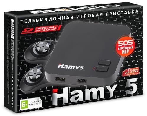 фото Игровая приставка hamy 5 (505 игр) black