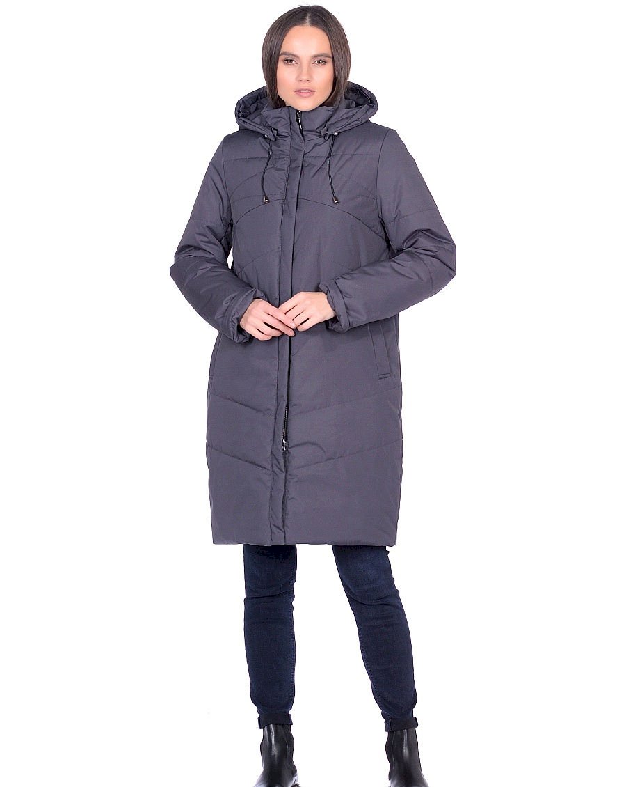 Пальто женское Maritta 24-3005-10 серое 40 EU