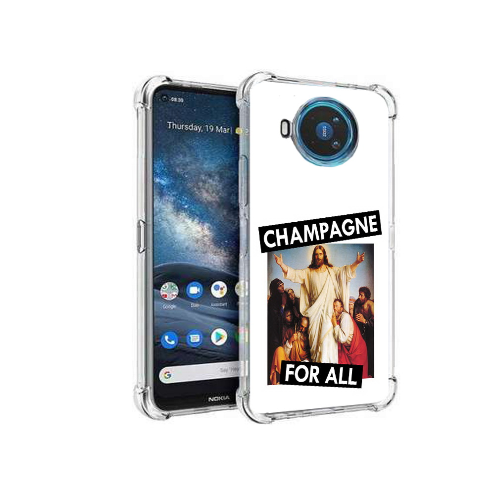 

Чехол MyPads Tocco для Nokia X100 шампанское (PT227057.109.697), Прозрачный, Tocco