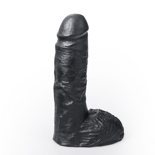 Фаллоимитатор черный Mister B Hung System Cesar 19 см