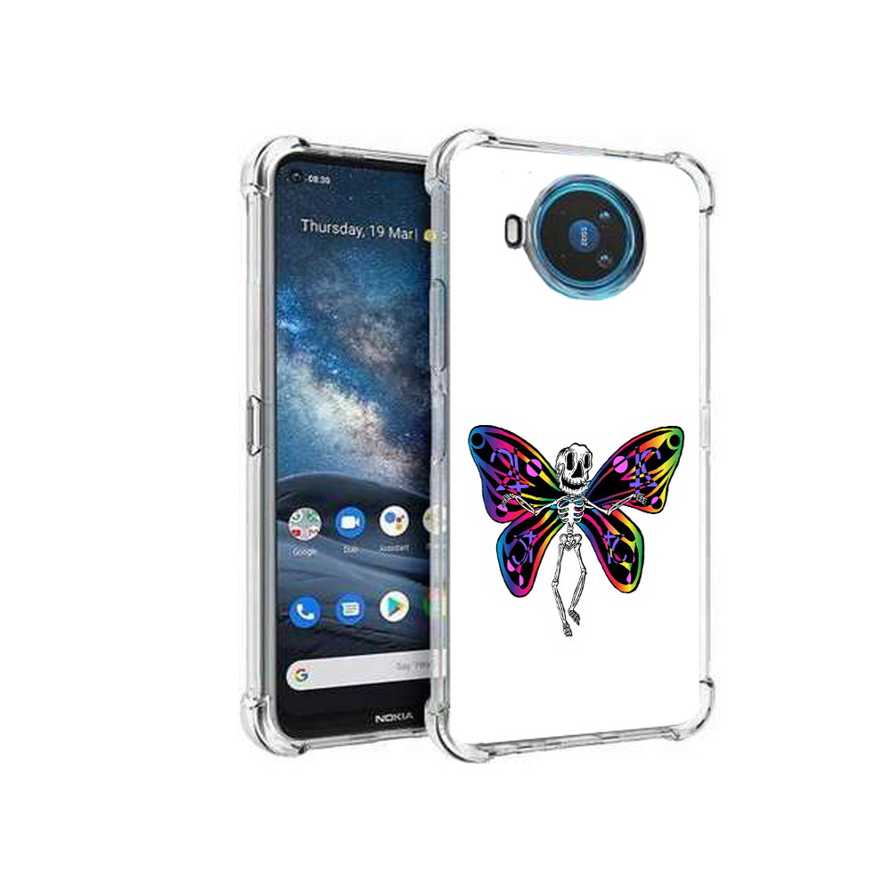 

Чехол MyPads Tocco для Nokia X100 эффект бабочки (PT227057.109.701), Прозрачный, Tocco