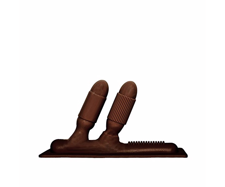 Насадка двойная для Sybian, шоколадного цвета