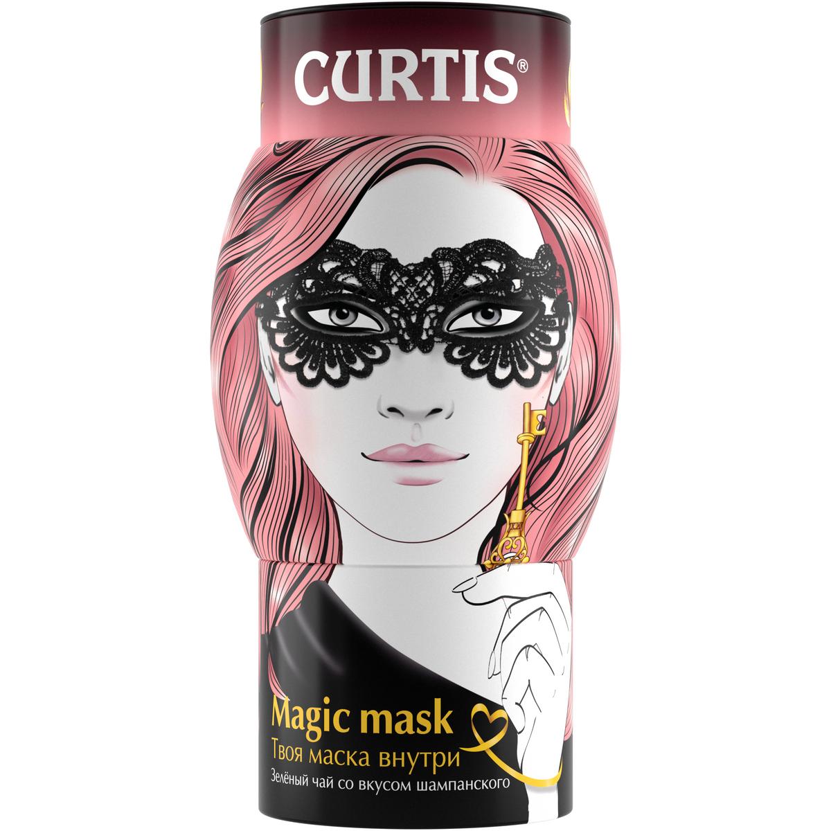 

Чай Curtis "Magic Mask Rose", зелёный с добавками, 20 пирамидок