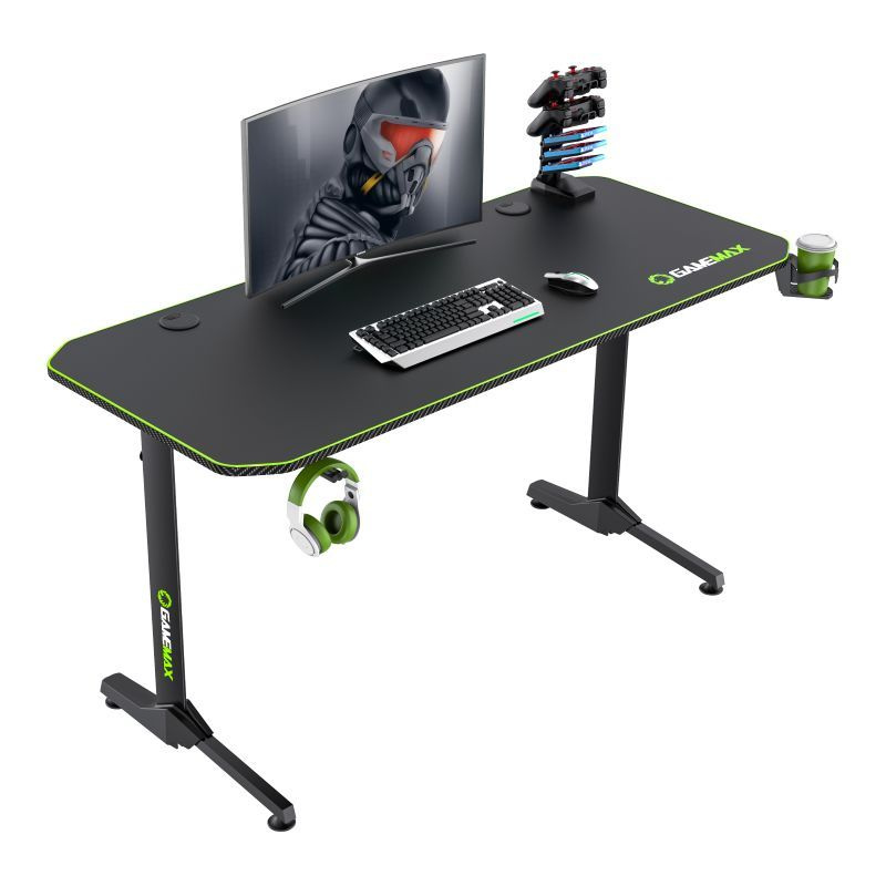 

Компьютерный стол GAMEMAX D140-Carbon 140x60x75 черный, карбон, D140-Carbon