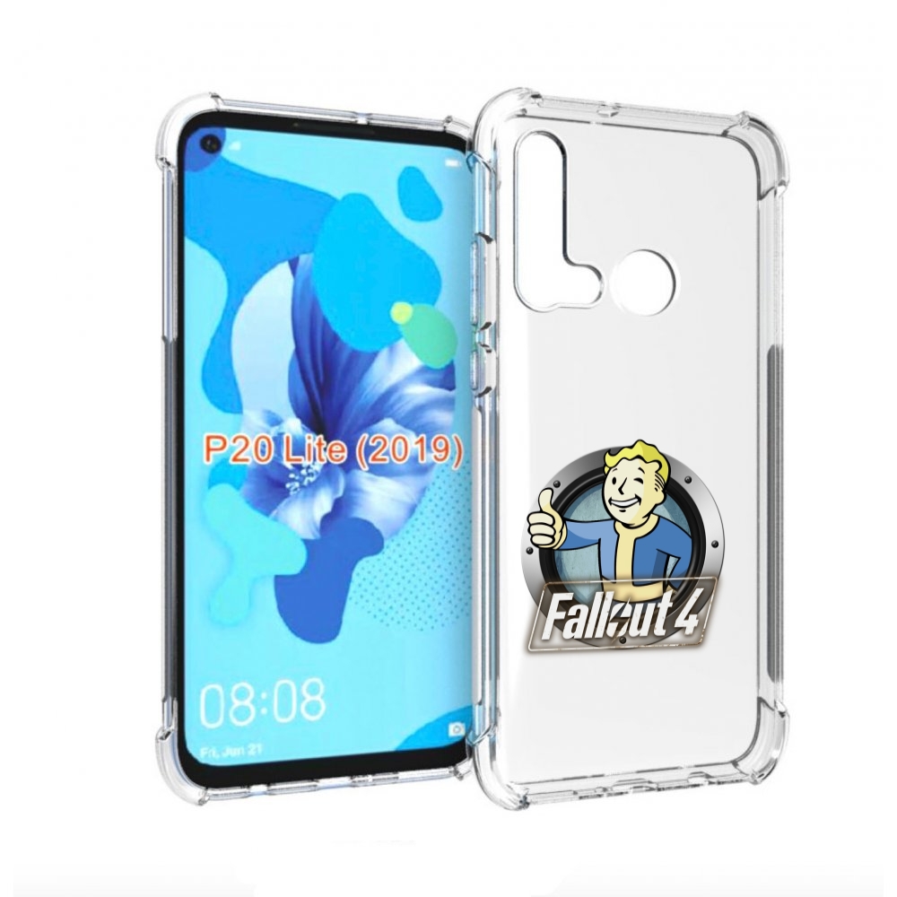 

Чехол бампер MyPads Fallout-4 для Huawei P20 Lite (2019), Прозрачный, Tocco