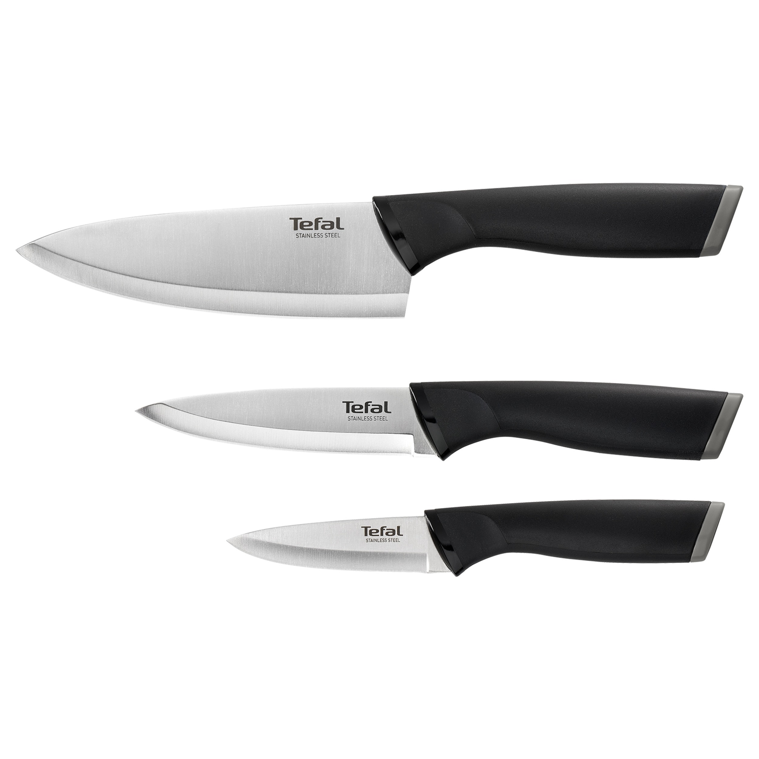Набор кухонных ножей tefal. Набор кухонных ножей Tefal expertise (3 ножа) k121s375. Набор из 3 ножей Tefal / k221s375 Comfort. Ножи Tefal k221s375. Шеф-нож Tefal Ice Force k2320114.