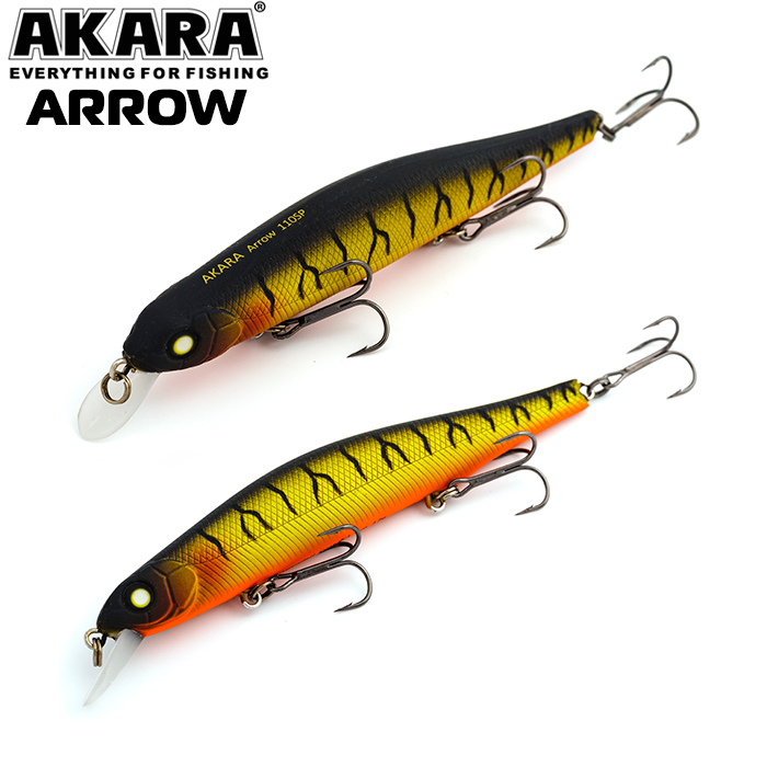 

Воблер Akara Arrow 110SP 17 гр 3/5 oz 4,3 in A108, Разноцветный, Arrow