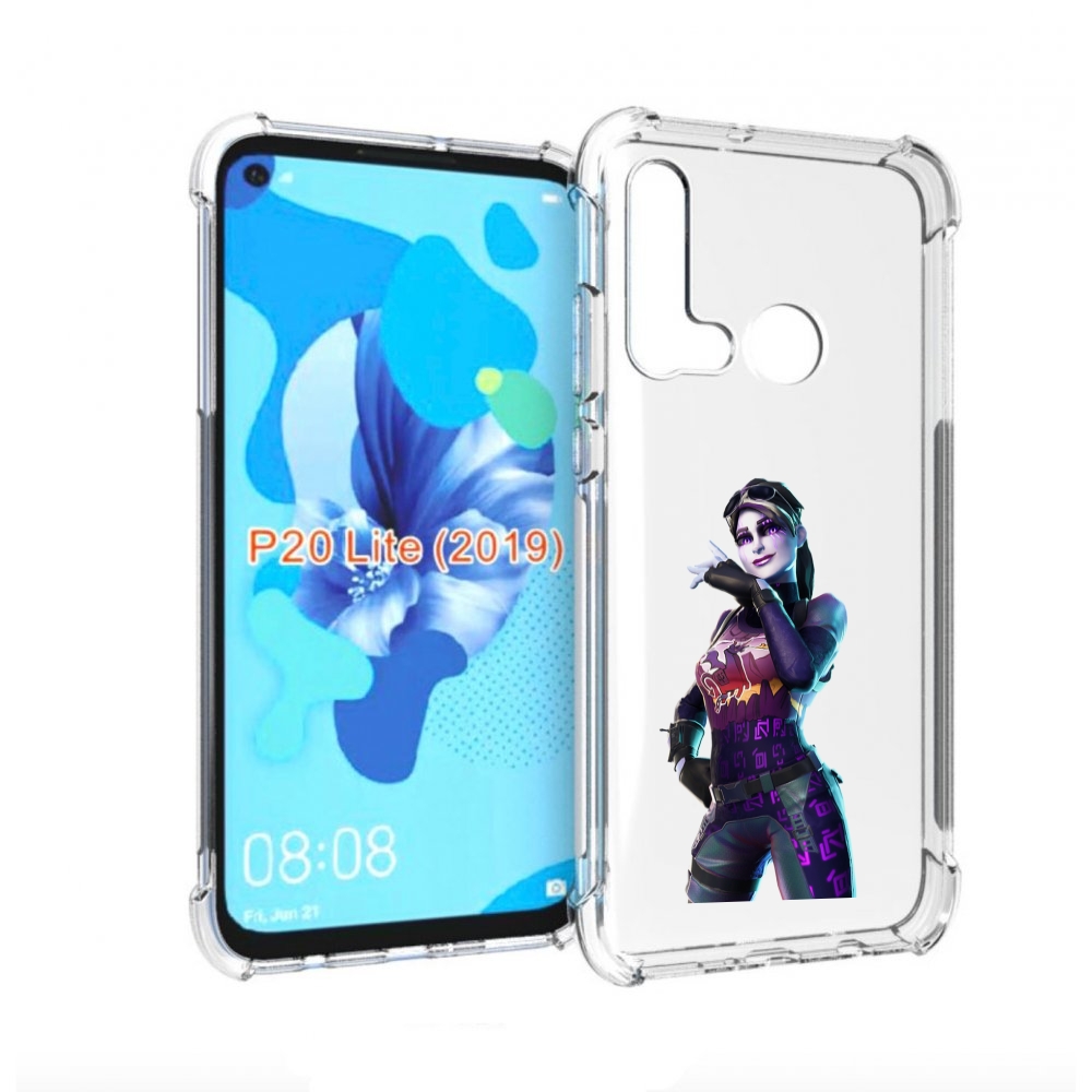 

Чехол бампер MyPads Fortnite-3 для Huawei P20 Lite (2019), Прозрачный, Tocco