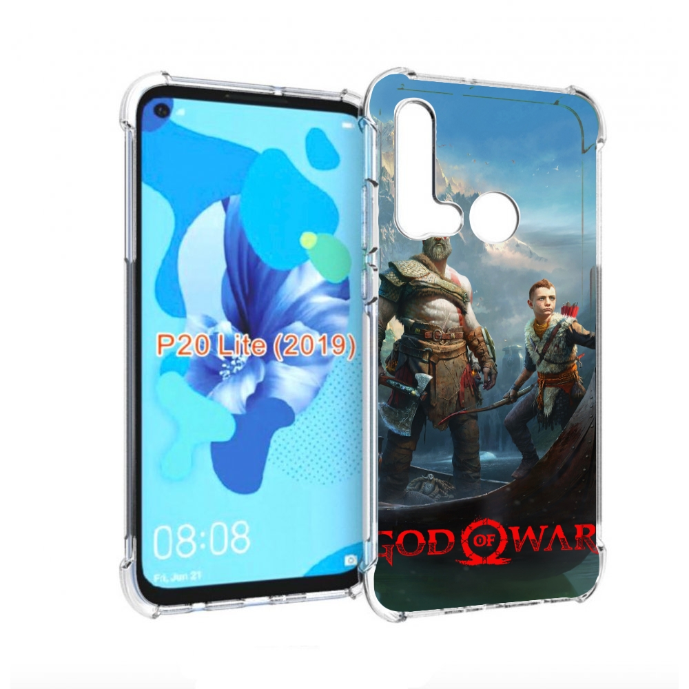 

Чехол бампер MyPads God Of War Кратос Атрей для Huawei P20 Lite, Прозрачный, Tocco