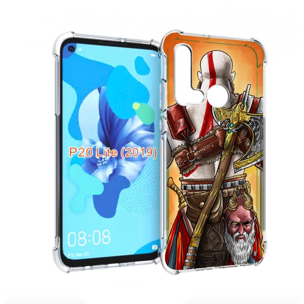 

Чехол бампер MyPads God of War для Huawei P20 Lite (2019), Прозрачный, Tocco