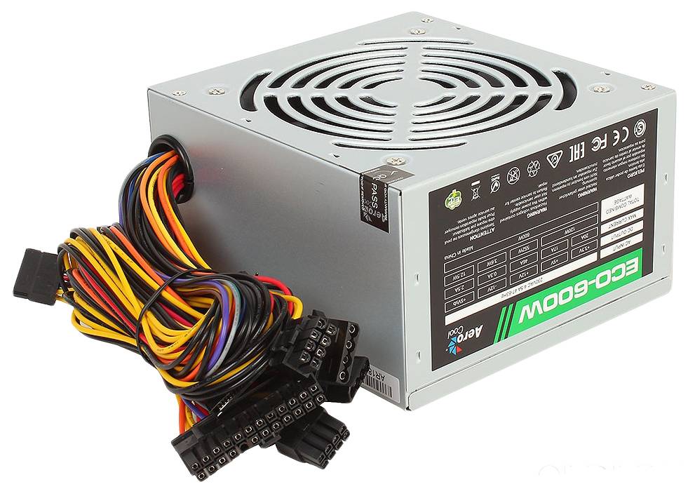 

Блок питания AeroCool ECO-600W, ECO-600W