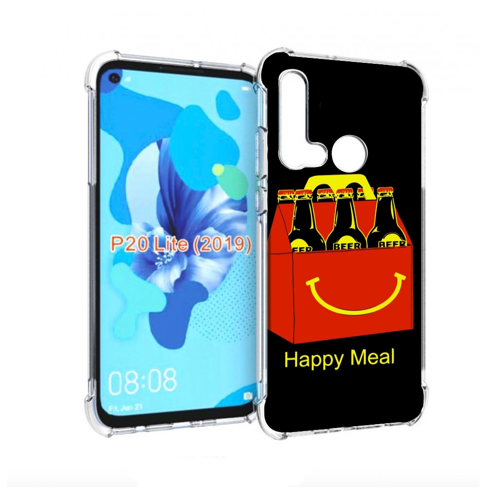 

Чехол бампер MyPads Happy Meal для Huawei P20 Lite (2019), Прозрачный, Tocco