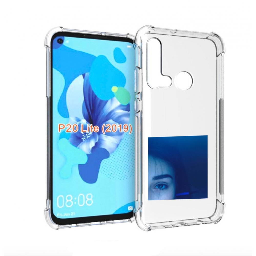 

Чехол бампер MyPads Hate Love face для Huawei P20 Lite (2019), Прозрачный, Tocco