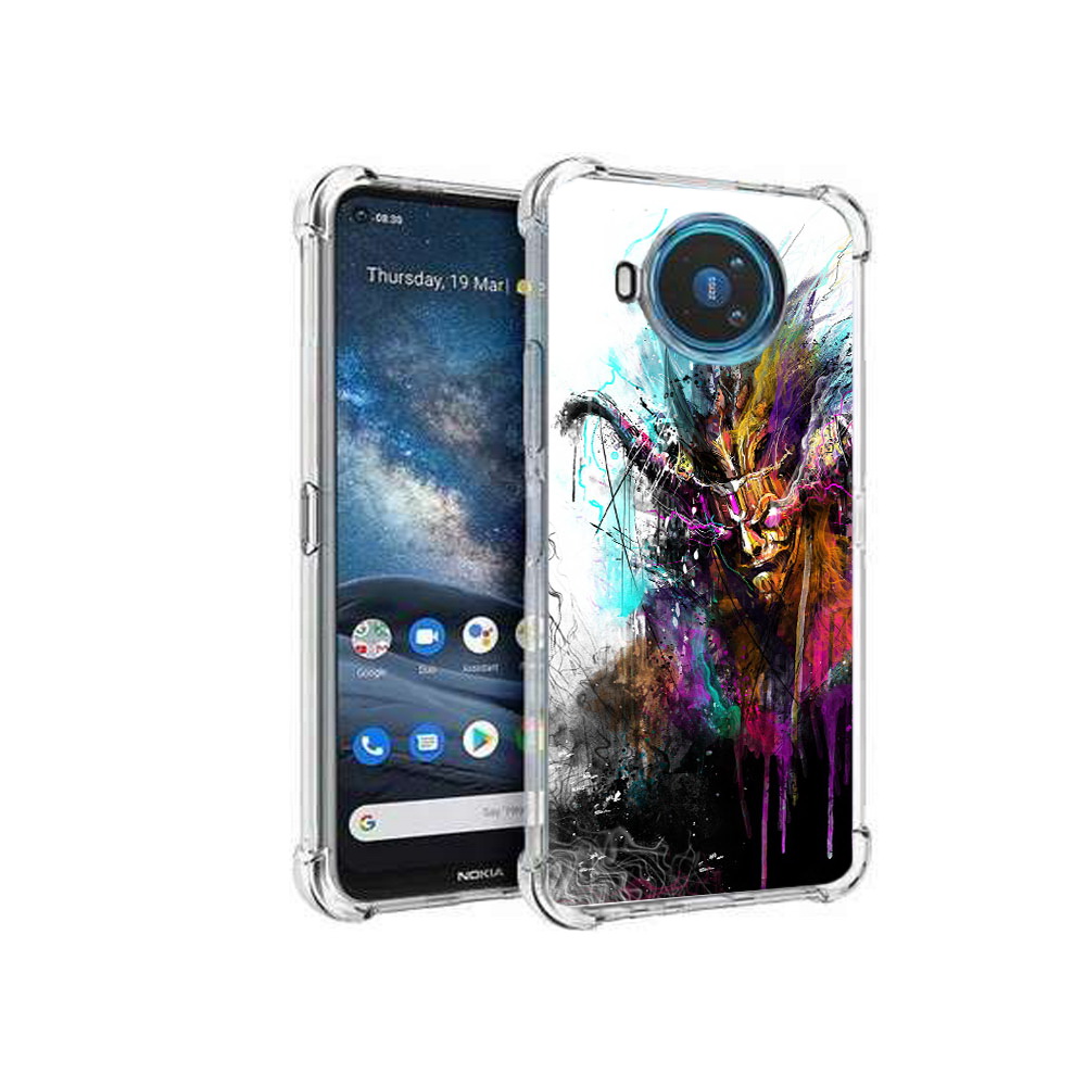 

Чехол MyPads Tocco для Nokia X100 яркий дьявол (PT227057.109.709), Прозрачный, Tocco