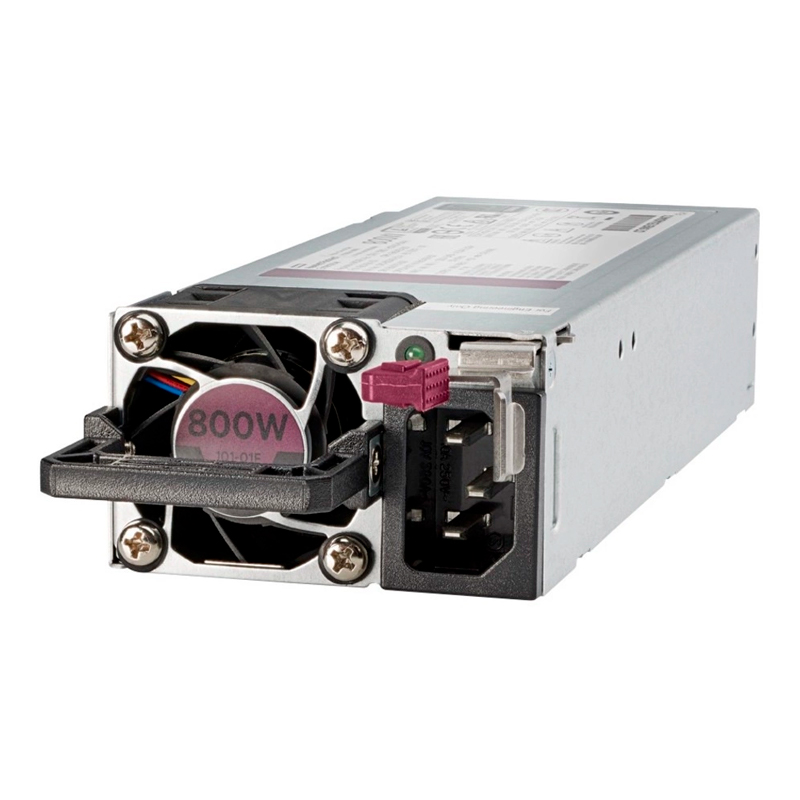 

Блок Питания HPE Flex Slot Platinum Hot Plug Low Halogen 800W (P38995-B21), Серебристый
