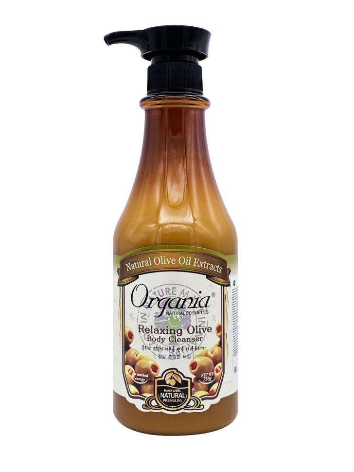 Гель для душа White Organia Relaxing Olive Body Cleanser с маслом оливы 750 мл антицеллюлитное масло с дренажным эффектом nutri relaxing oil 309764 500 мл