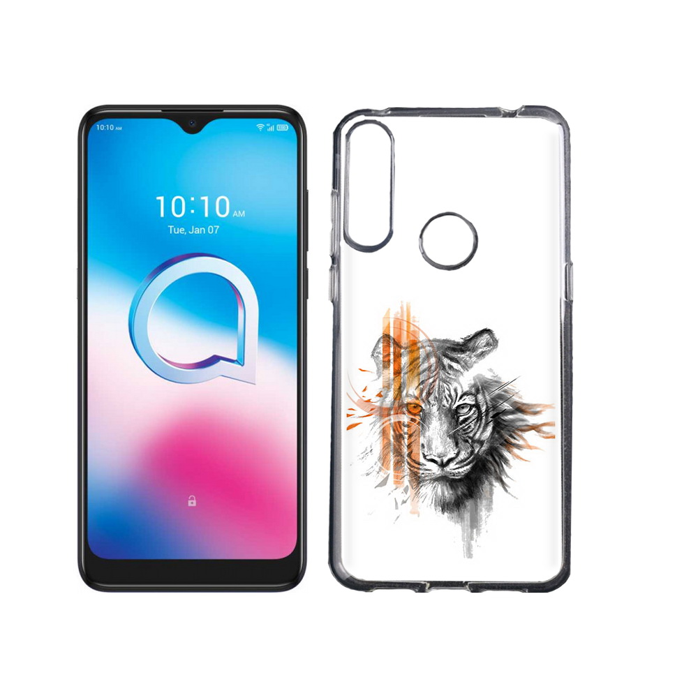 

Чехол MyPads Tocco для Alcatel 3L (2020) 5029Y огненный тигр (PT159035.666.526), Tocco
