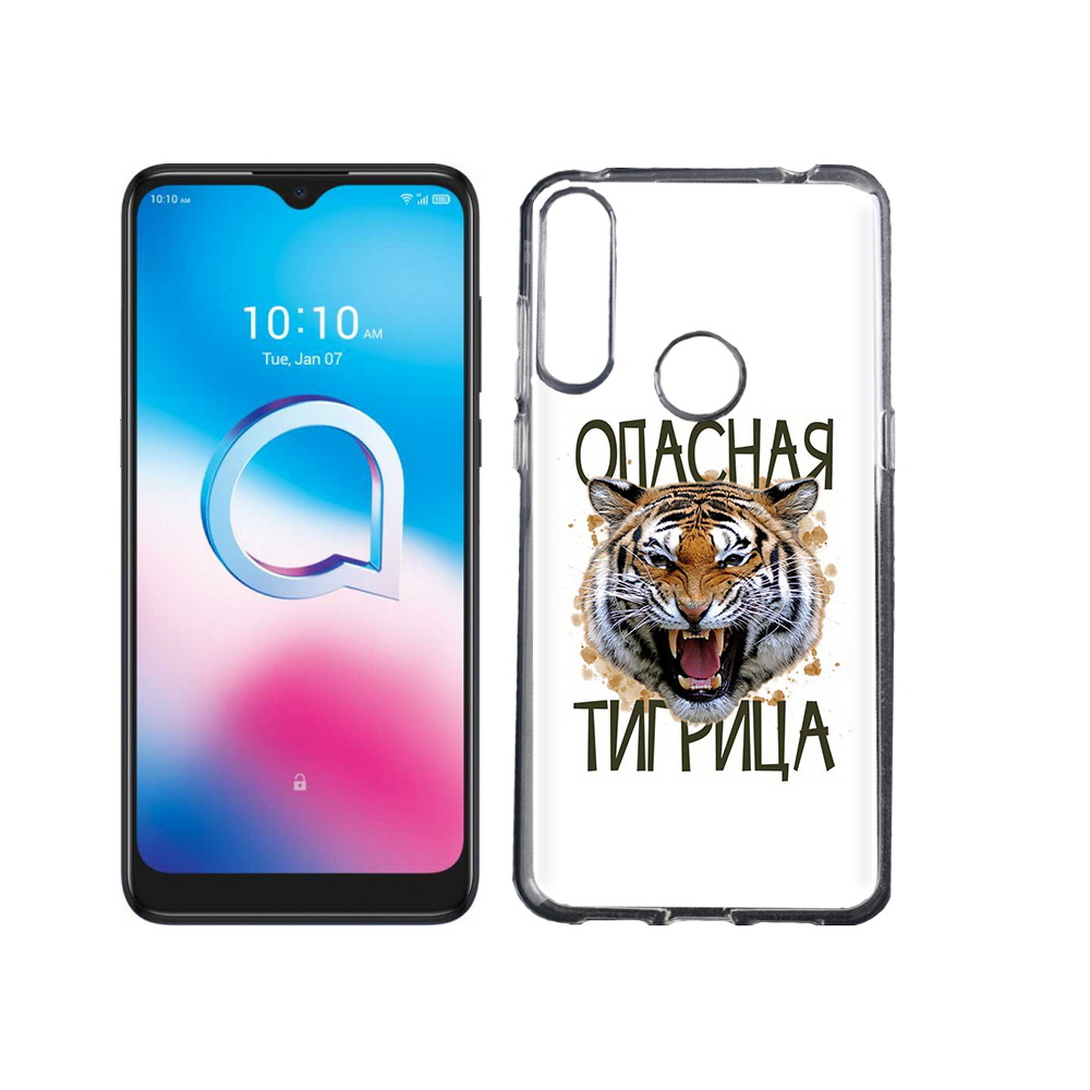 

Чехол MyPads Tocco для Alcatel 3L (2020) 5029Y опасная тигрица (PT159035.666.527), Tocco