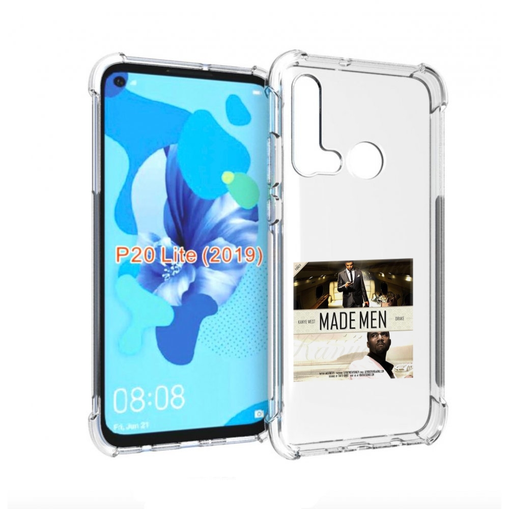

Чехол бампер MyPads Kanye West & Drake - Made Men для Huawei P20, Прозрачный, Tocco