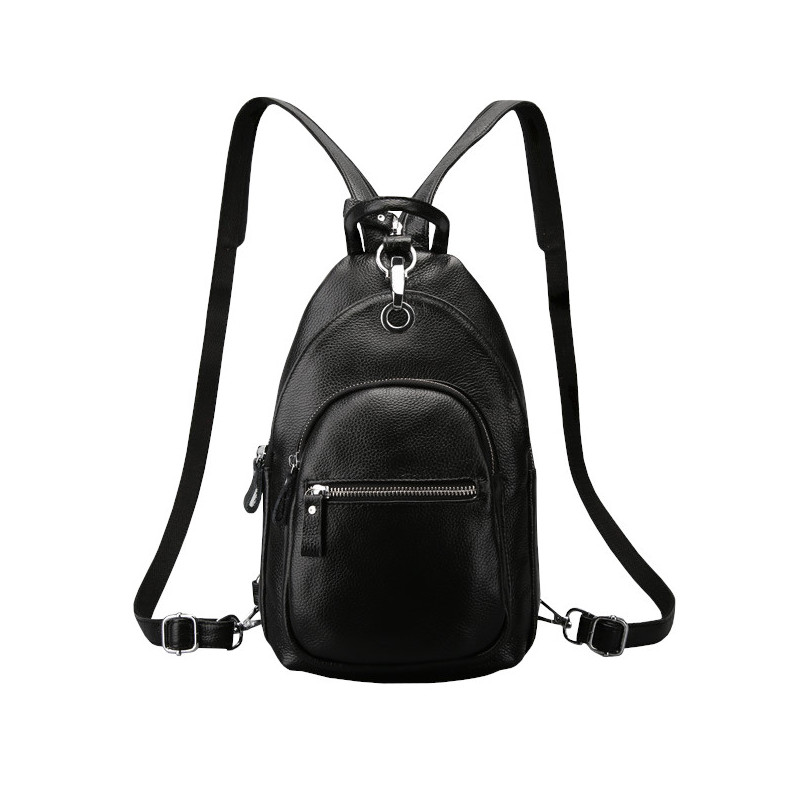 Рюкзак женский 1232114 черный, 30х18х10 см