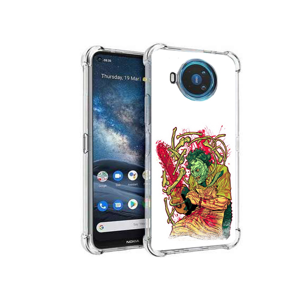

Чехол MyPads Tocco для Nokia X100 яркий мясник (PT227057.109.711), Прозрачный, Tocco